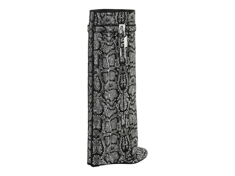 Givenchy Shark Lock Boots Grey Multi Python (Women's)