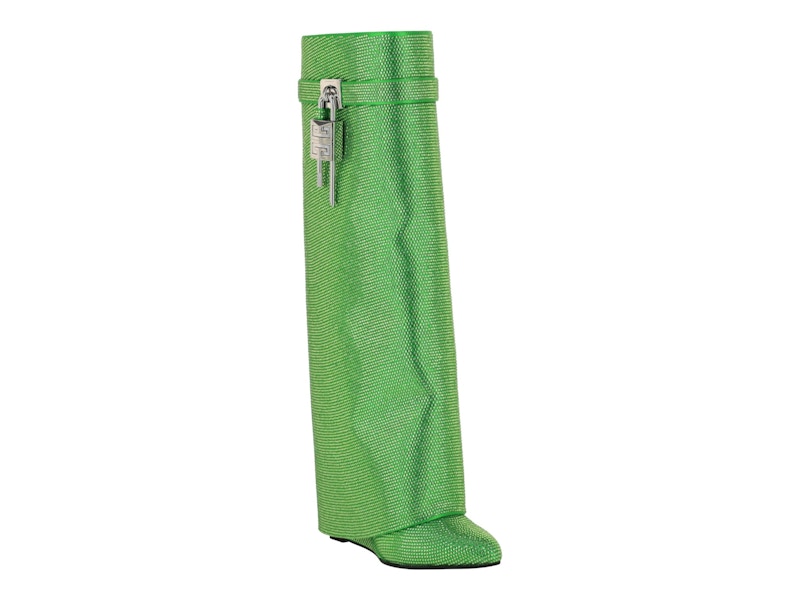Givenchy Shark Lock Pant Boots Wide Absynthe Green (Women's)