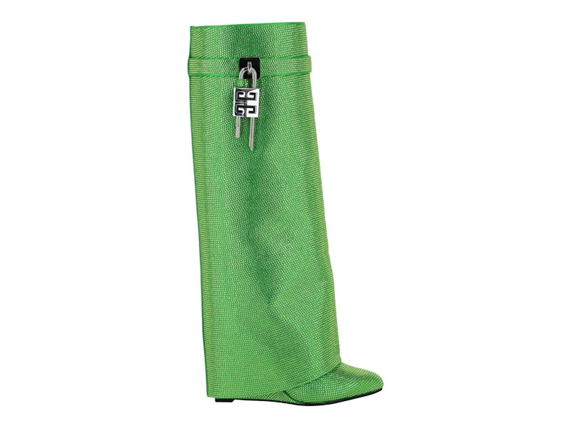 Givenchy Shark Lock Pant Boots Wide Absynthe Green (Women's)