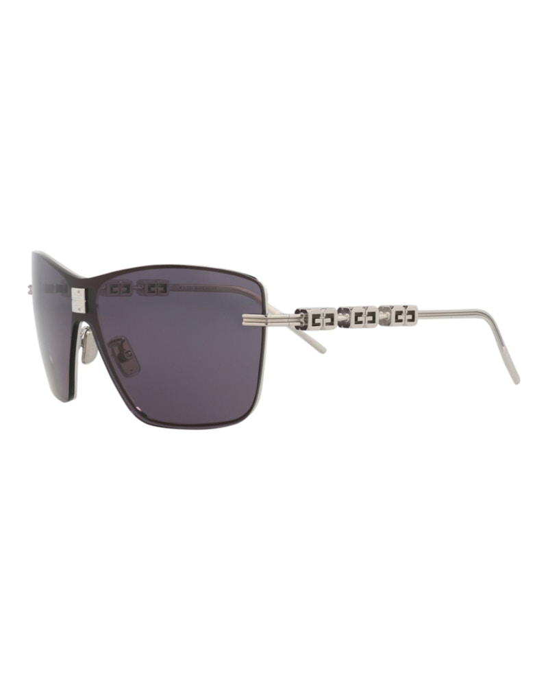 Givenchy Shield-Frame Acetate Sunglasses Palladium Palladium Smoke (GV40052U-00-16A)
