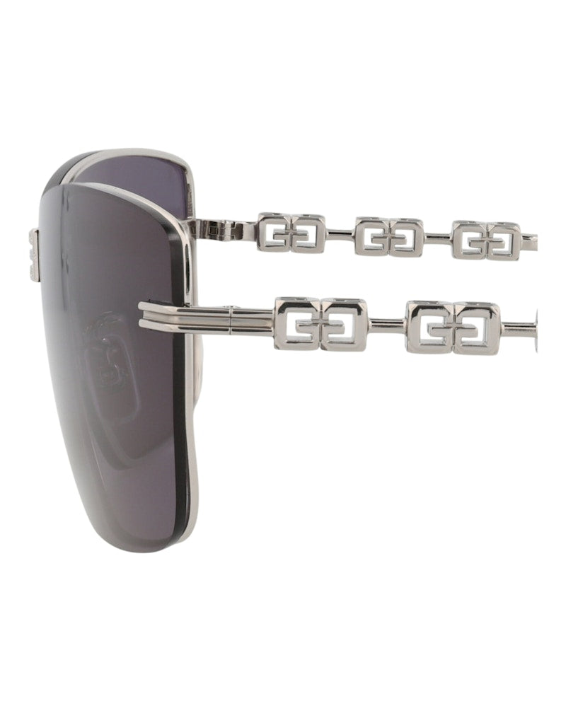 Givenchy Shield-Frame Acetate Sunglasses Palladium Palladium Smoke (GV40052U-00-16A)