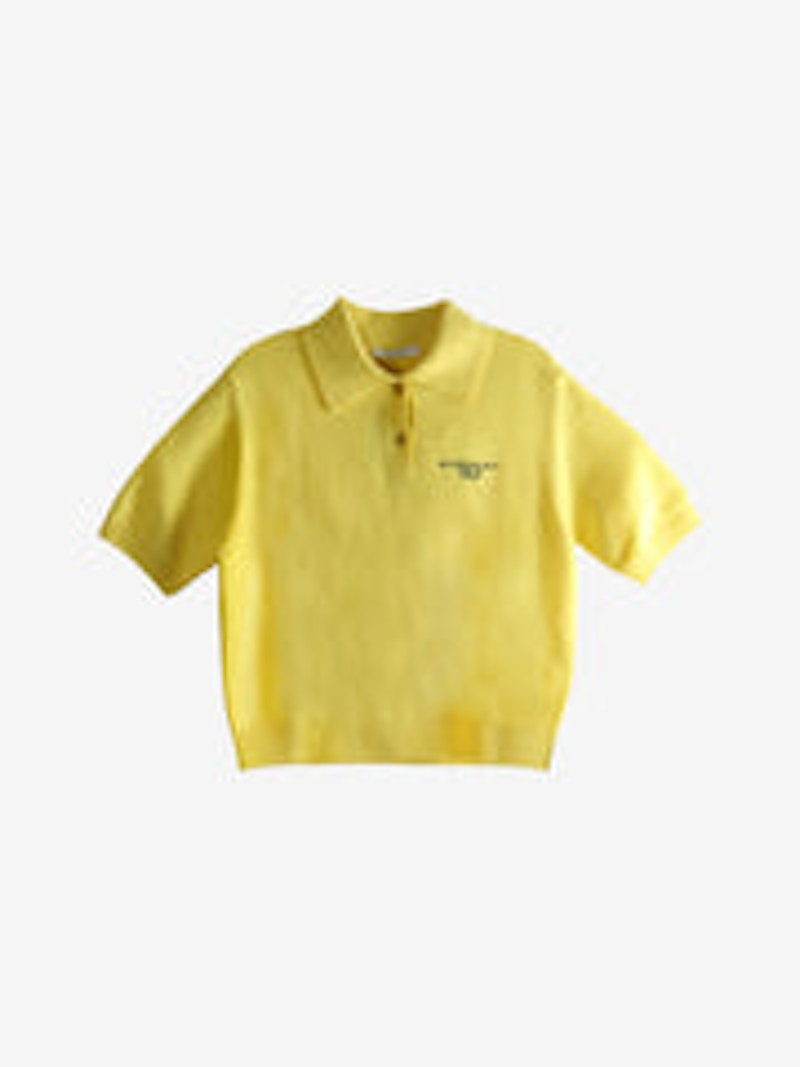 Givenchy Short Sleeve Polo Shirt Acid Yellow