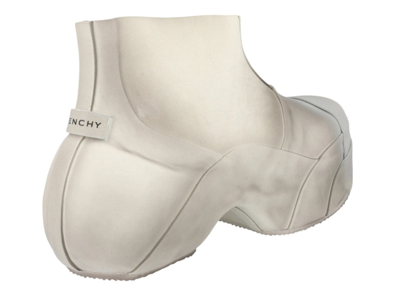 Givenchy Show Ankle Rainboots Off White
