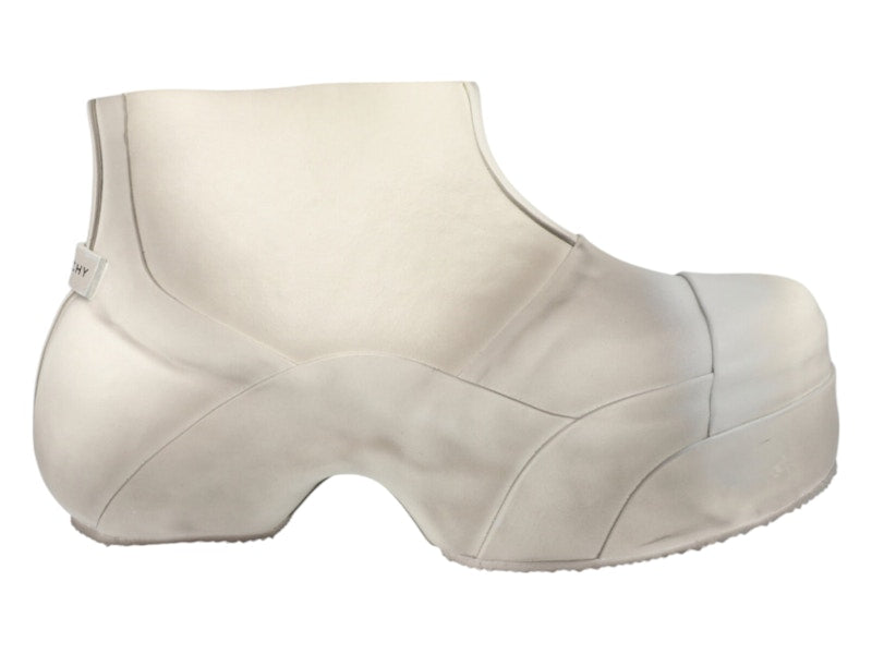 Givenchy Show Ankle Rainboots Off White