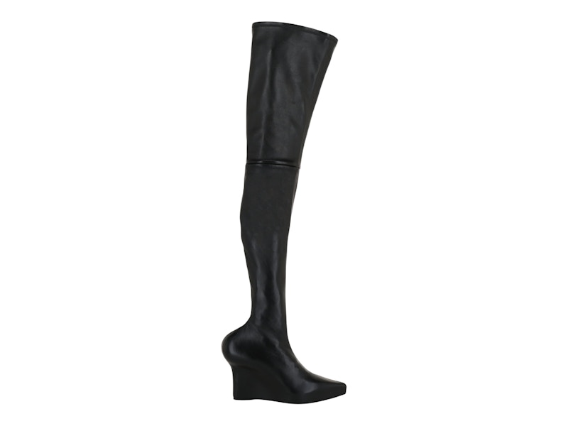 Givenchy Show Stretch-Leather Over-The-Knee Boots Black (Women's)