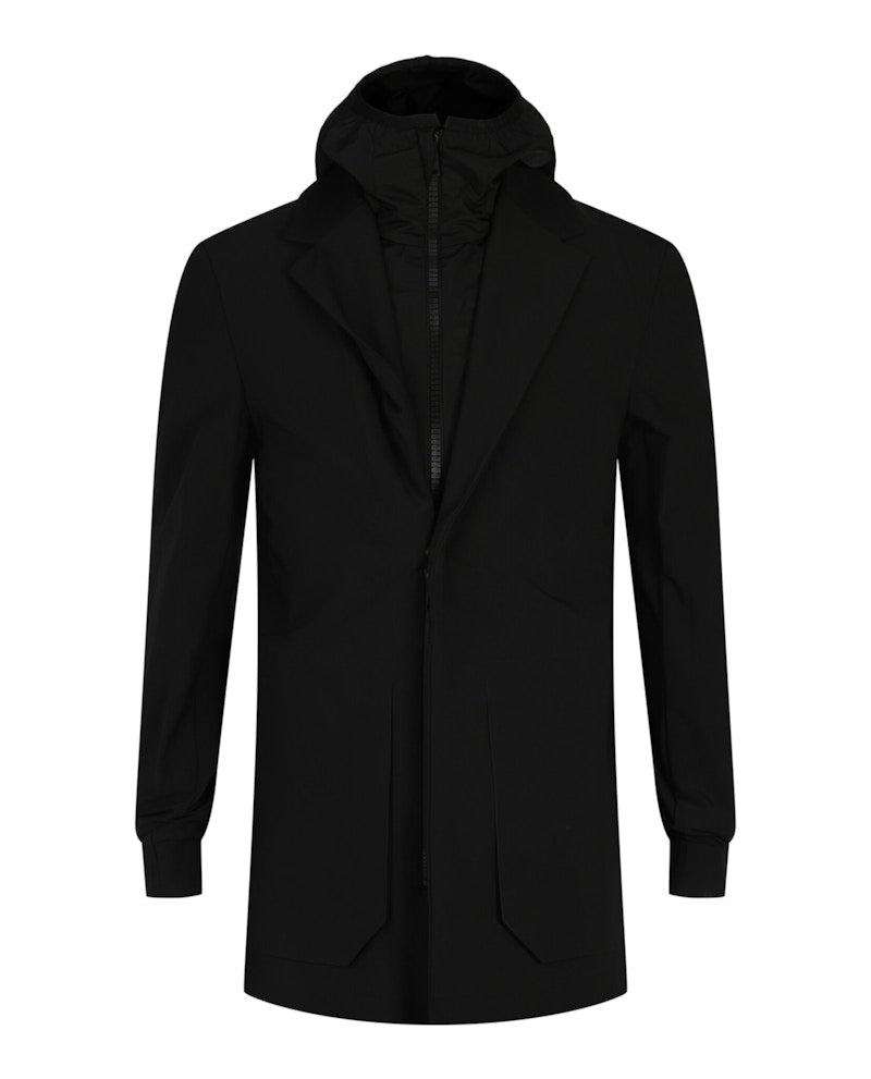 Givenchy Single-Breasted Layered Blazer Black