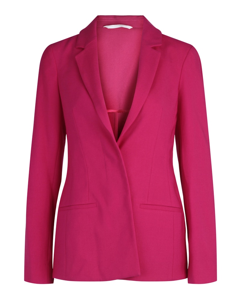 Givenchy Single-Breasted Wool-Blend Blazer Fuchsia