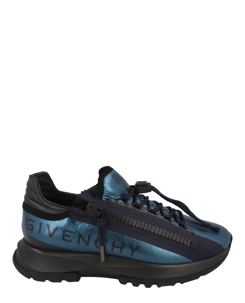 Givenchy Spectre Zip Runners Blue Silver