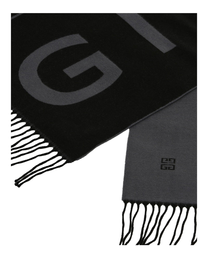 Givenchy Split 4G Scarf Black/Grey