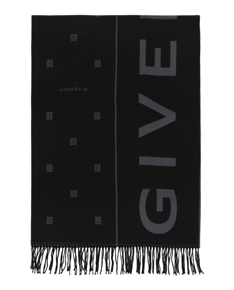 Givenchy Split 4G Scarf Black/Grey