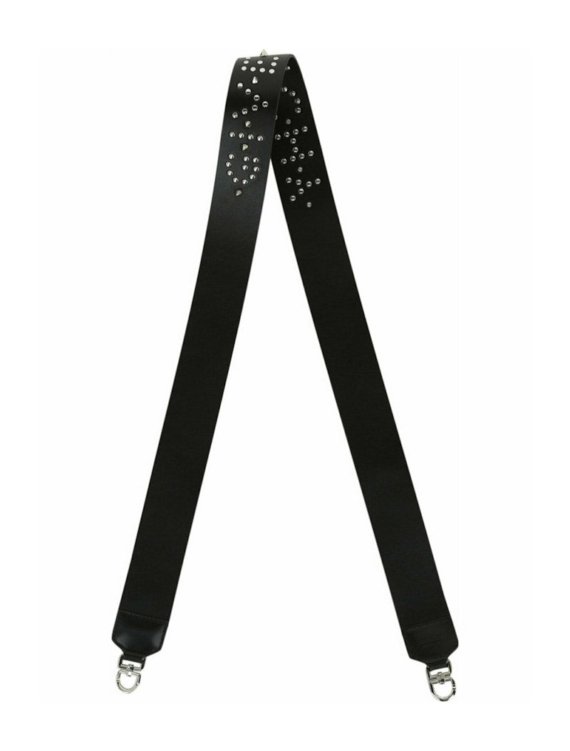 Givenchy Studded Handbag Strap In Leather Black
