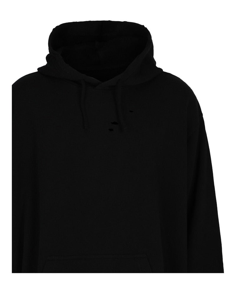 Givenchy Studio Destroyed Hoodie Black