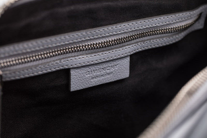 Givenchy Antigona Tote Sugar Goatskin Medium Grey Blue