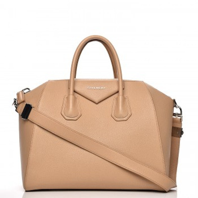 Givenchy Antigona Tote Sugar Goatskin Medium Nude