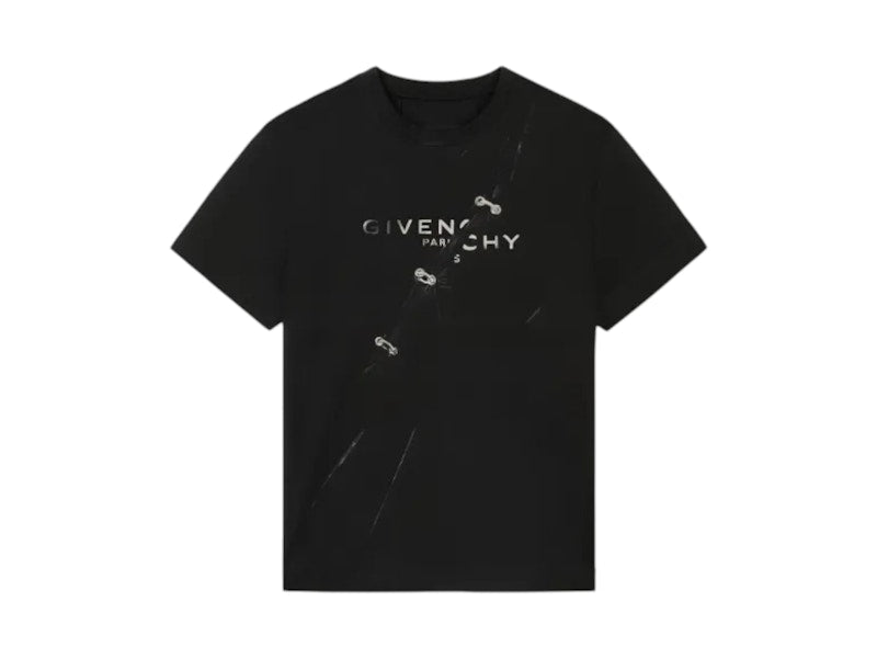 Givenchy Trompe L Oeil Logo T-shirt Black