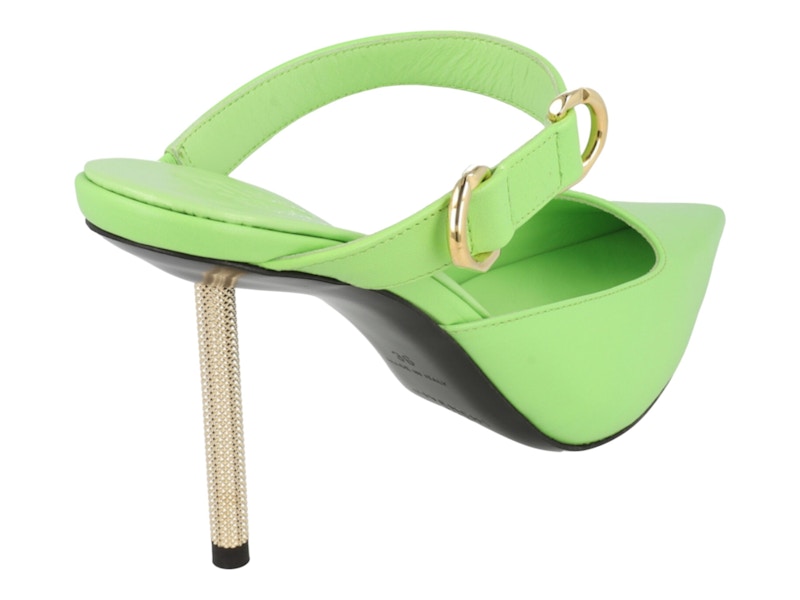 Givenchy Voyou Mule Heels Green Mint (Women's)