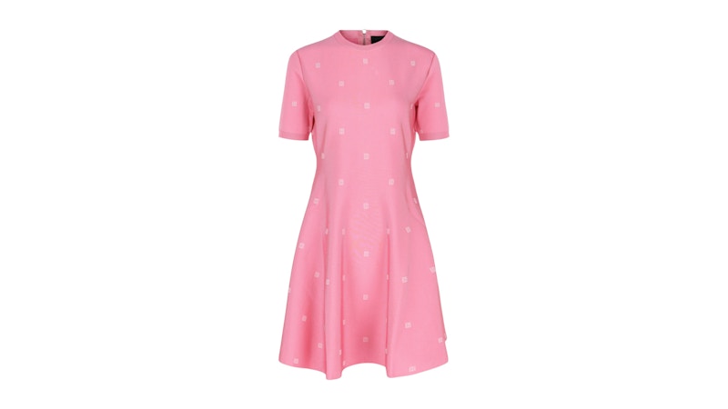 Givenchy Women's 4G Jacquard Mini Dress Old Pink
