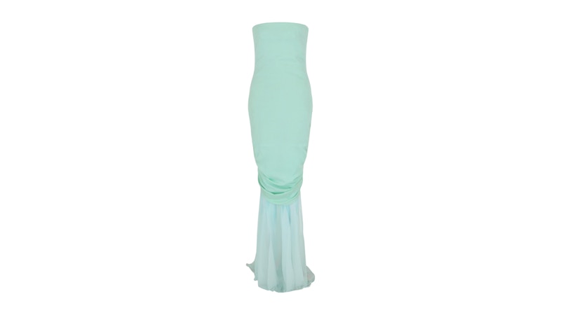 Givenchy Women's Bow Mermaid Gown Green Mint