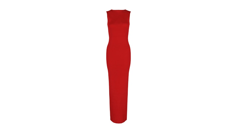 Givenchy Women's Draped Open-Back Dress Poppy Red