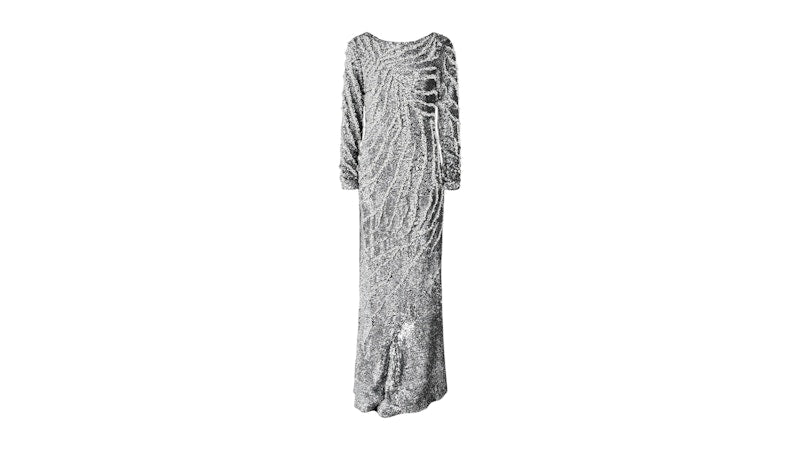 Givenchy Women's Sequined Mermaid Gown Silver