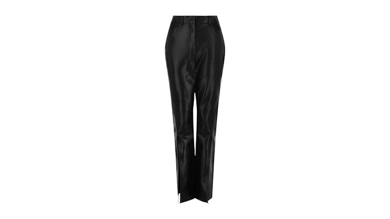 Givenchy Women's Split Leather Pants Black