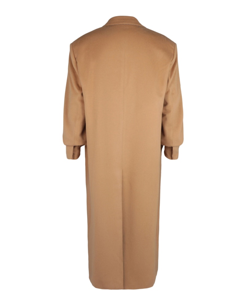 Givenchy Wool Blend Long Coat Beige Camel