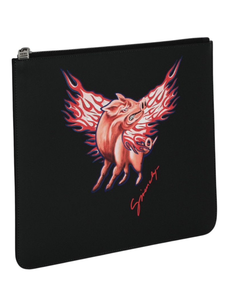 Givenchy Zodiac Pig Graphic Pouch Multi