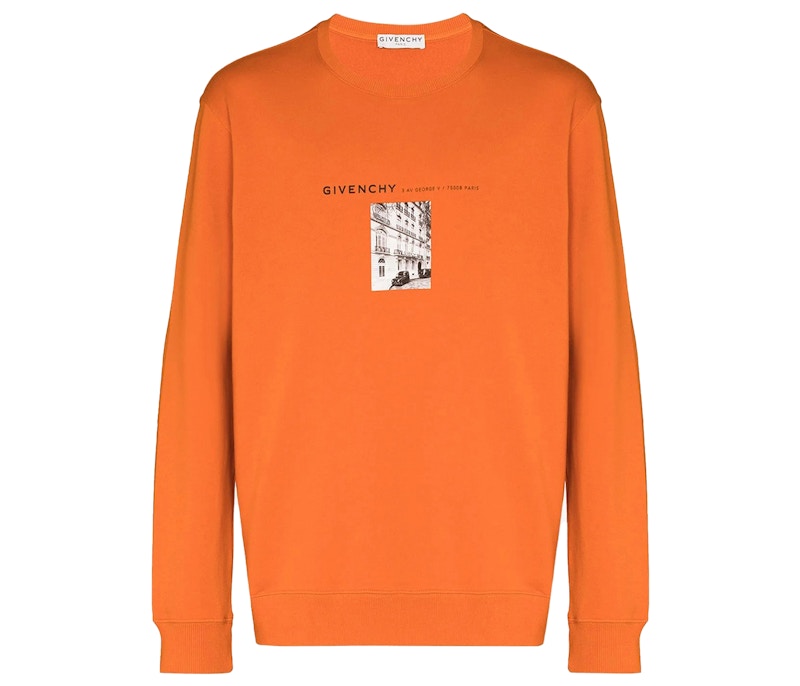 Givenchy x Browns 50 Address Logo Sweatshirt Orange