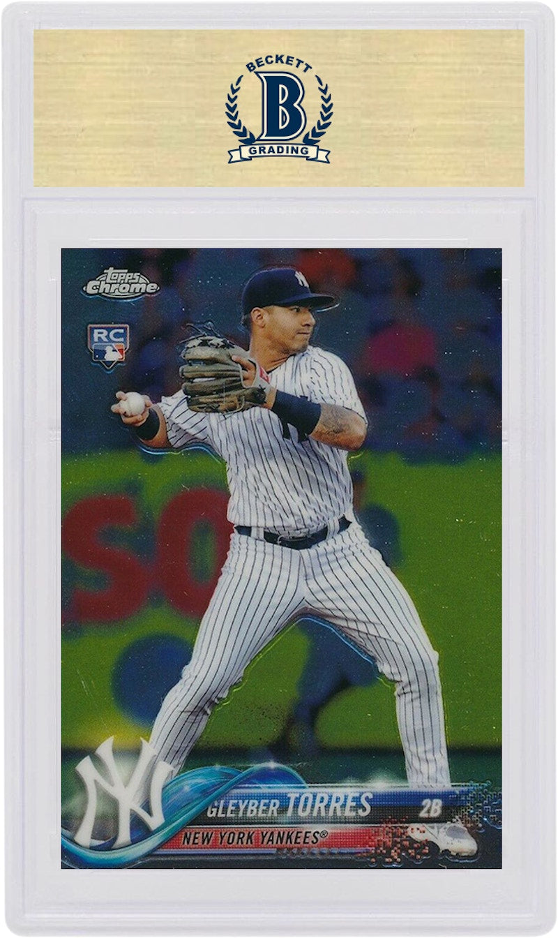 Gleyber Torres 2018 Topps Chrome Update Rookie #HMT26 (PSA or BGS Graded)