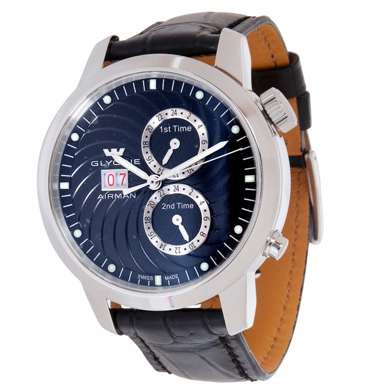 Glycine Airman 7 3919.19.LBK9