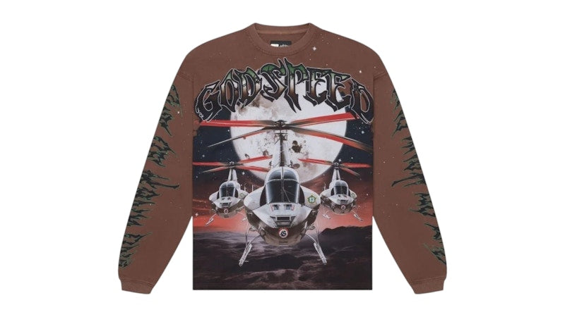 Godspeed Airstrike L/S T-Shirt Brown