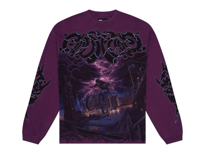 Godspeed B.M.X L/S T-shirt Purple
