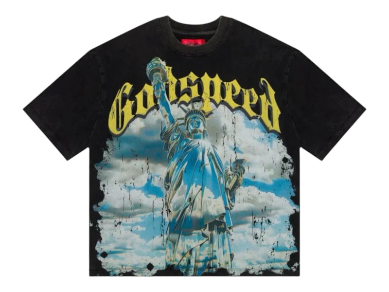 Godspeed Chrome Liberty T-shirt Black Wash