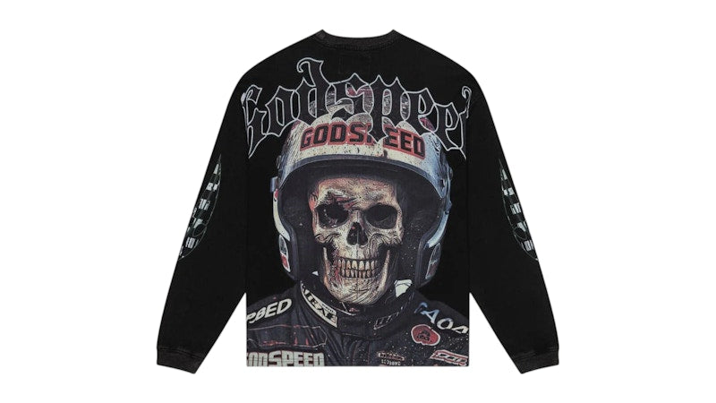 Godspeed Crash Out L/S T-shirt Black Wash