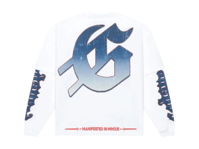 Godspeed Endzone Layered L/S Tee White Wash