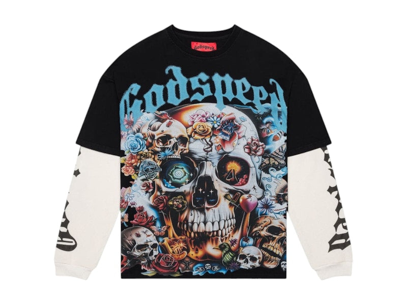 Godspeed Eternal Dream Layered Tee Black Wash