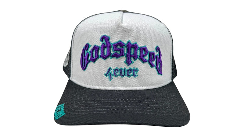 Godspeed GS Forever Trucker Hat White/Black/Purple
