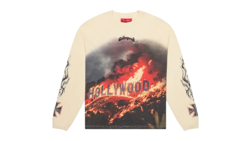 Godspeed Hollywood Inferno L/S T-shirt Bone