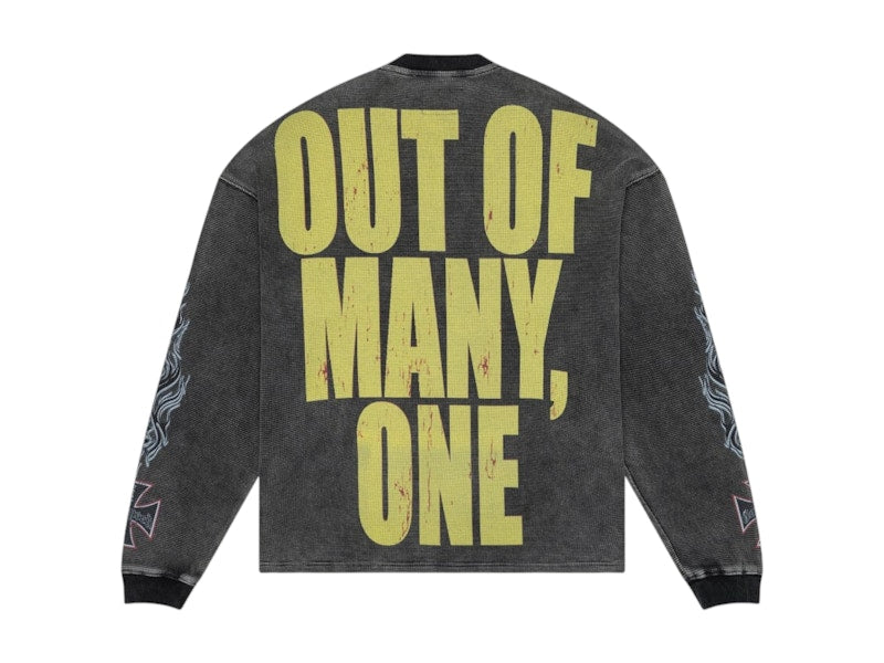 Godspeed Long Lonely Road L/S Thermal Tee Grey Wash