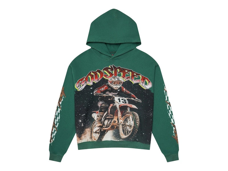 Godspeed Motocross Hoodie Green