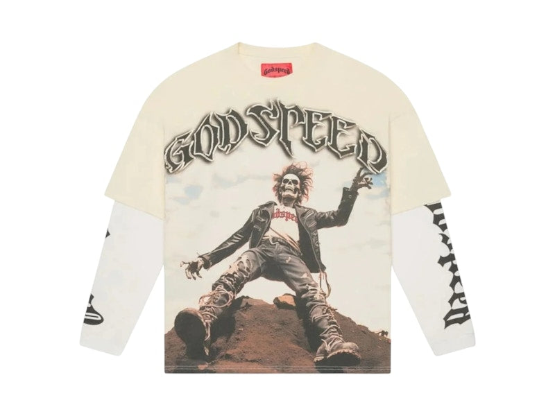 Godspeed Rocker Thermal Layered T-shirt White