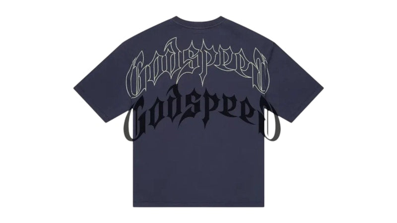 Godspeed Skyline T-shirt Navy Wash