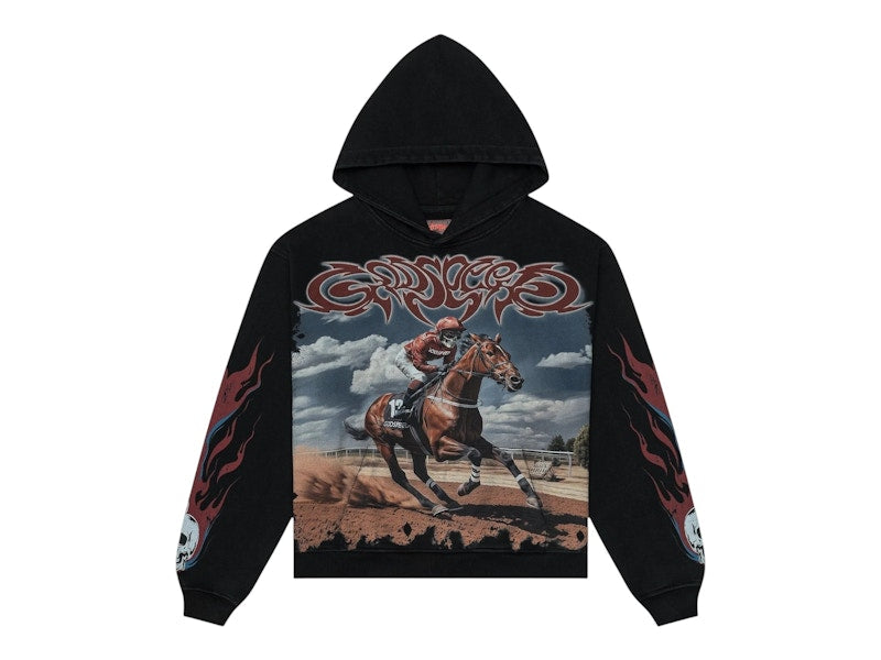 Godspeed Thoroughbred Hoodie Black Wash