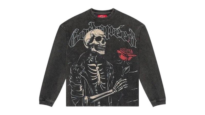 Godspeed Valentine L/S T-shirt Grey Wash