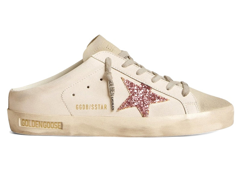 Golden Goose Bio-Based Super-Star Sabot White Ice Pink (Women's)