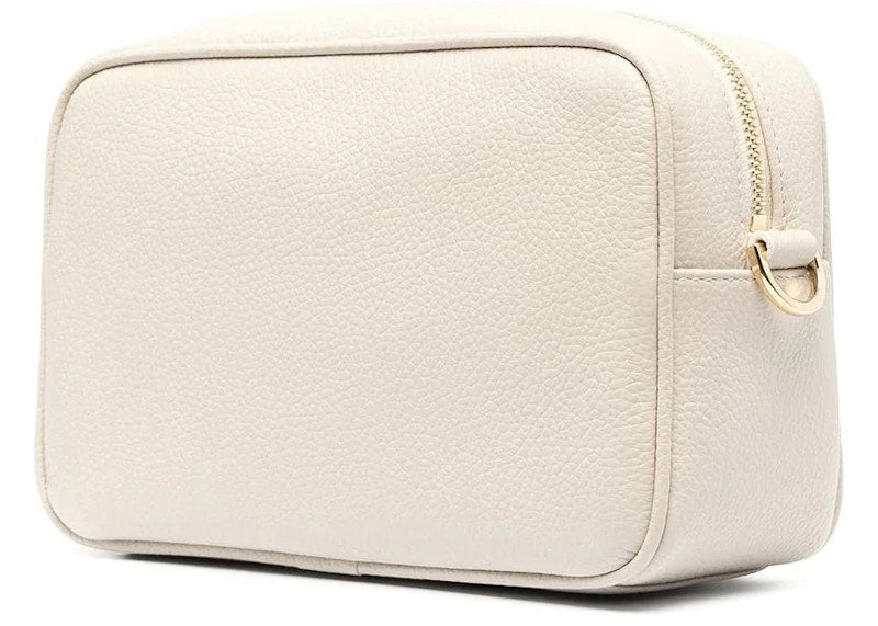 Golden Goose Hammered Leather Body Star Block Shoulder Bag White