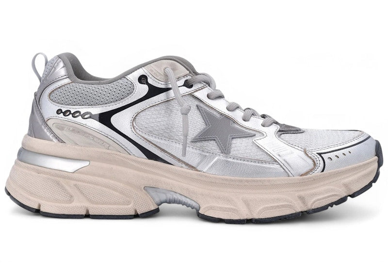 Golden Goose Lightstar White Grey Silver Black