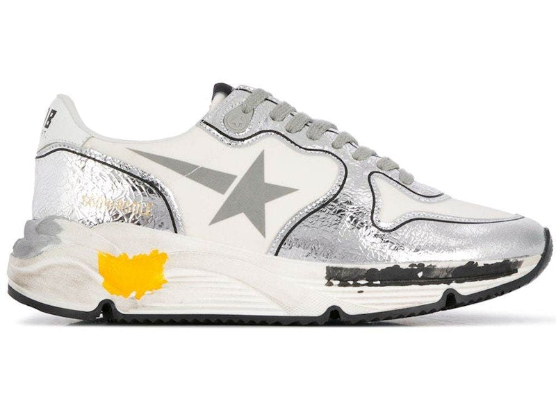Golden Goose Running Sole Silver (Women's)