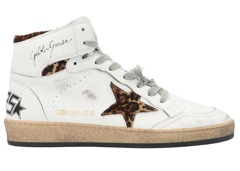 Golden Goose Sky-Star White Leopard (Women's)