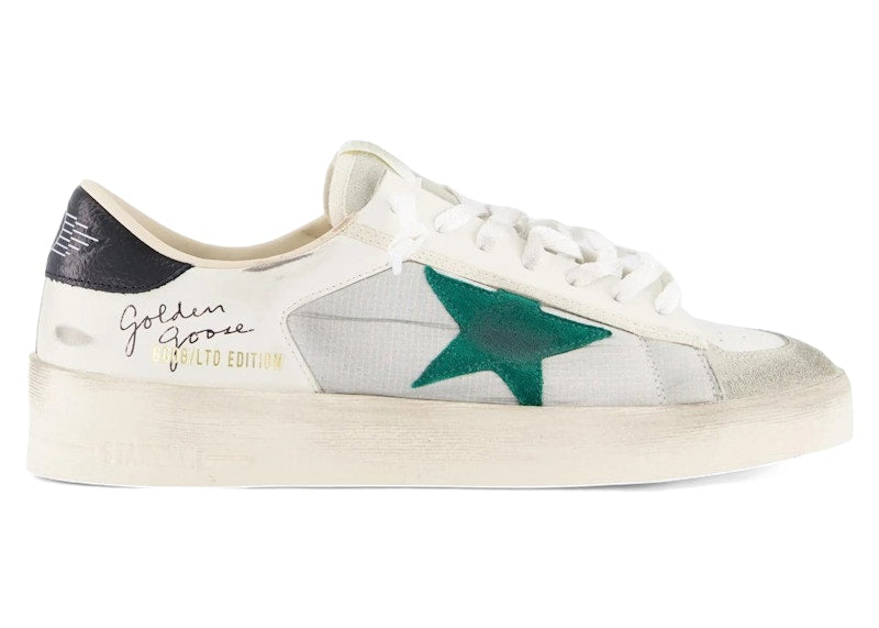 Golden Goose Stardan White Silver Black Green